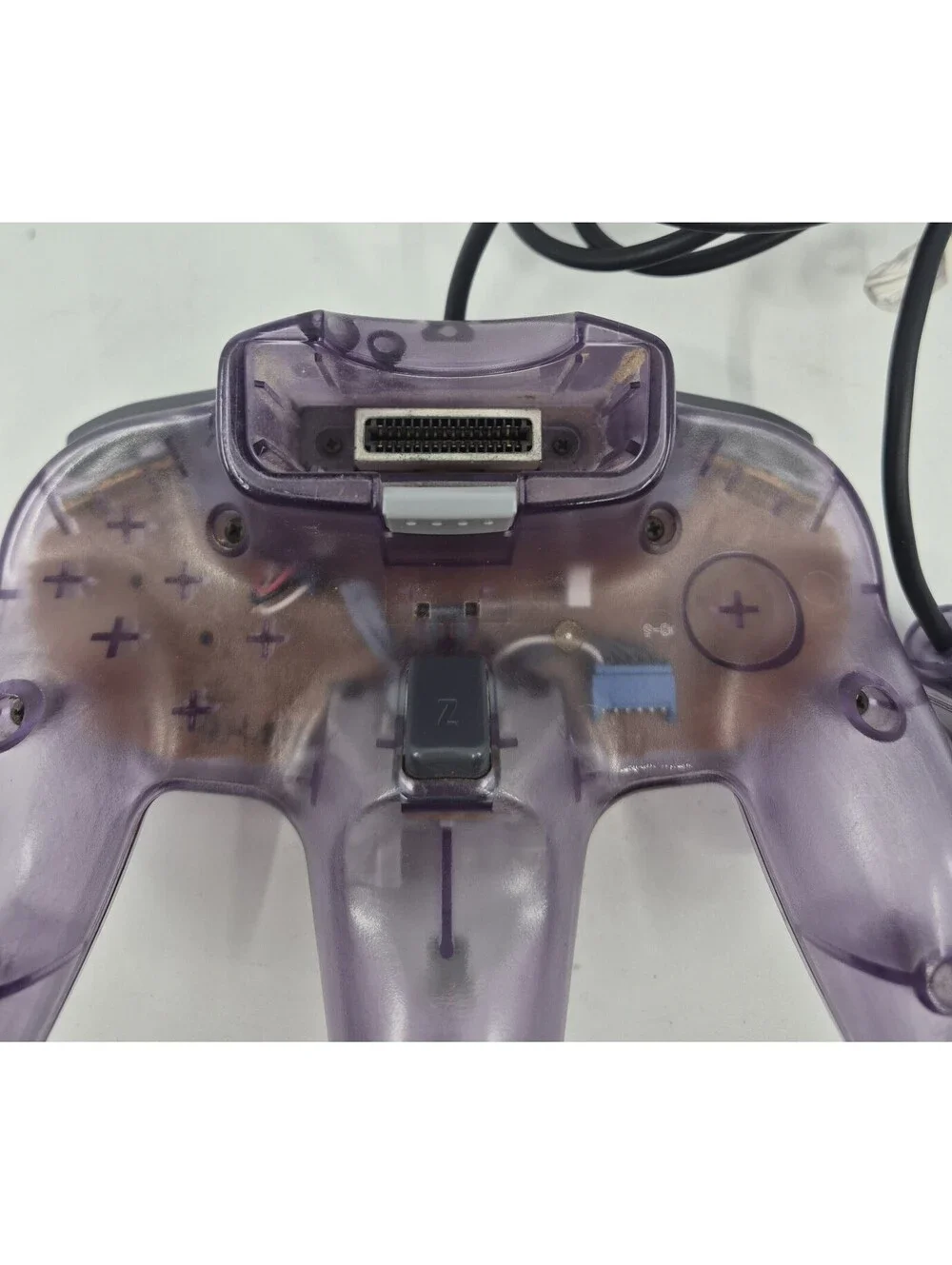 Authentic OEM Nintendo 64 N64 Atomic Purple Clear Controller Joystick Works Rare
